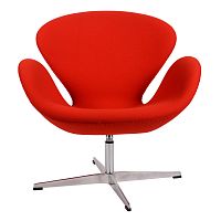 кресло arne jacobsen красное в Армавире