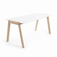 стол kale 140x80 лакированный матовый белый cc0748m46 от la forma (ex julia grup) в Армавире