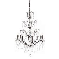 люстра maria theresa grande 8 lamps чёрная, прозрачная в Армавире