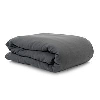 пододеяльник изо льна темно-серого цвета essential 150х200 в Армавире