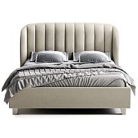 кровать двуспальная 180х200 серая tulip в Армавире