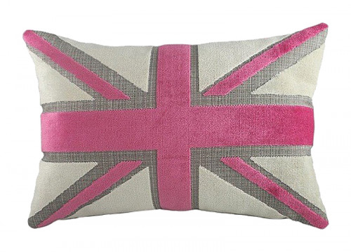 подушка с британским флагом pink velvet в Армавире
