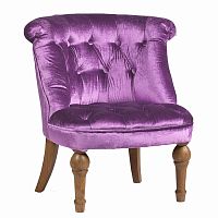 кресло sophie tufted slipper chair лиловое в Армавире
