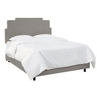 кровать двуспальная 180х200 серая paxton gray linen в Армавире