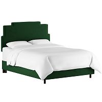 кровать двуспальная 180х200 зеленая paxton emerald velvet в Армавире