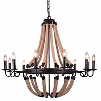 подвесная люстра arte lamp marsiglia a8956lm-12bk черная в Армавире