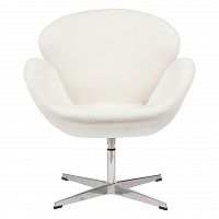 кресло swan chair белое в Армавире