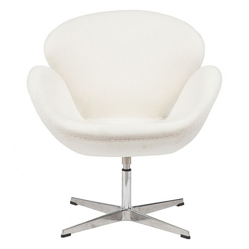 кресло swan chair белое в Армавире