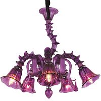 подвесная люстра arte lamp corno a8023lm-5cc фиолетовая в Армавире