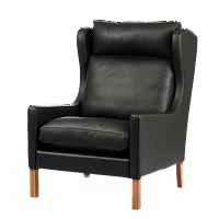 кресло wingback чёрный в Армавире