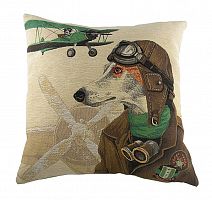 подушка с собакой-пилотом doggie fighters green в Армавире