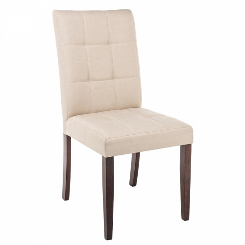 стул деревянный madina dark walnut / fabric cream в Армавире