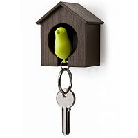 держатель+брелок для ключей sparrow коричневый-зеленый в Армавире