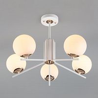 потолочная люстра eurosvet lucas 70092/5 белая в Армавире
