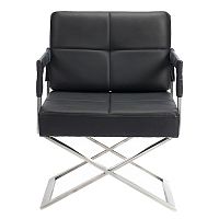 кресло aster x chair кожа черное в Армавире