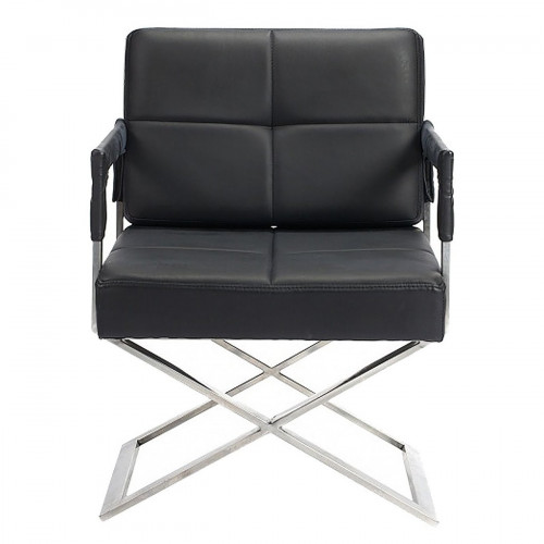 кресло aster x chair кожа черное в Армавире
