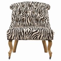 кресло amelie french country chair черно-белое в Армавире