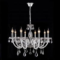 подвесная люстра crystal lux glamour sp-pl8 белая в Армавире
