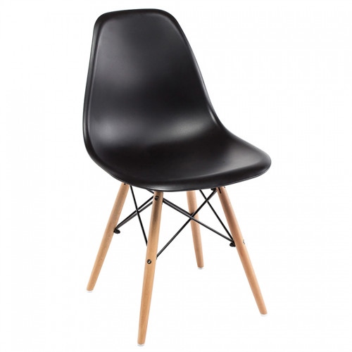 стул деревянный eames pc-015 black в Армавире