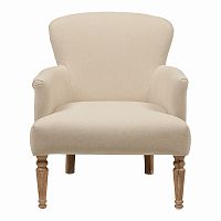 кресло мягкое с подлокотниками бежевое balloon armchair в Армавире