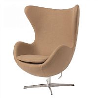 кресло egg chair коричневое в Армавире