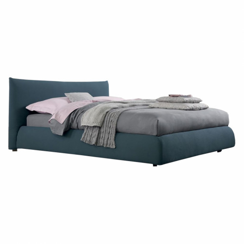 кровать двуспальная 180х200 голубая pillow fit в Армавире