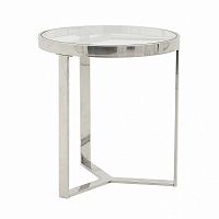 стол silver glass small серебристый, прозрачный в Армавире