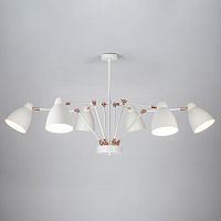 потолочная люстра eurosvet loft 70084/6 белый в Армавире