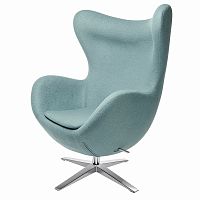 кресло egg chair светло-голубое в Армавире