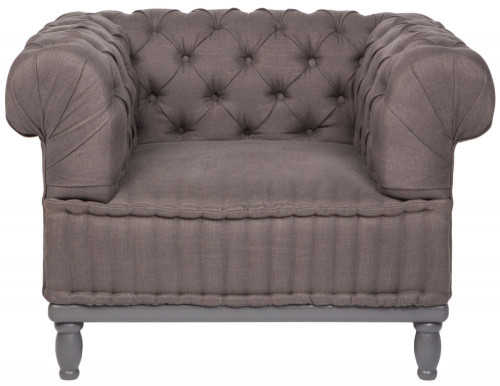 кресло club chair серое в Армавире