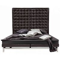 кровать двуспальная 180х200 коричневая из экокожи boss bed в Армавире