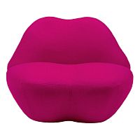 кресло губы heller kiss малиновый кашемир в Армавире