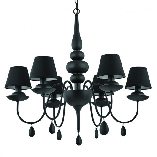 подвесная люстра ideal lux blanche sp6 nero в Армавире