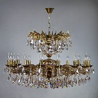 подвесная люстра ambiente leon 2128/16 pb tear drop бронза в Армавире