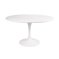 стол eero saarinen d120 столешница мдф глянцевая белый в Армавире