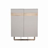 комод высокий space 115*45*125см белый с желтой медью в Армавире