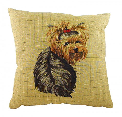подушка с фото йоркширского терьера yorkie sitting в Армавире