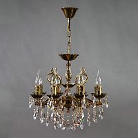 подвесная люстра ambiente leon 2128/8 pb tear drop бронза в Армавире
