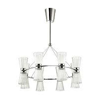 подвесная светодиодная люстра odeon light grana 4013/81l хром в Армавире