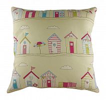 подушка с принтом beach huts pink в Армавире