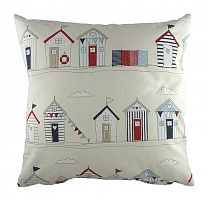 подушка с принтом beach huts blue в Армавире