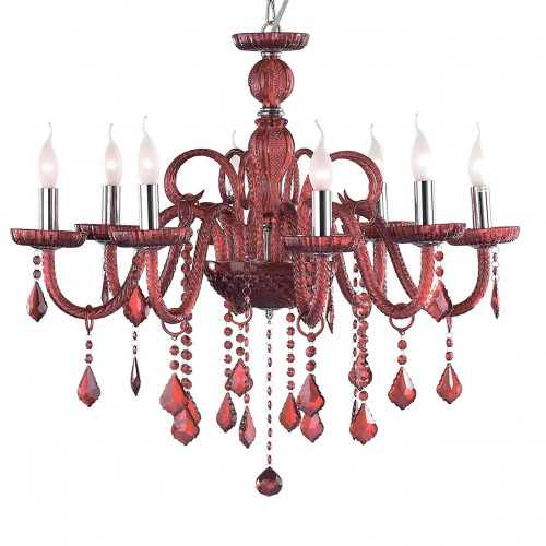 подвесная люстра ideal lux giudecca sp8 rosso в Армавире
