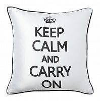 подушка с надписью keep calm and carry on в Армавире