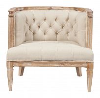кресло westwood contemporary chair бежевый лен в Армавире