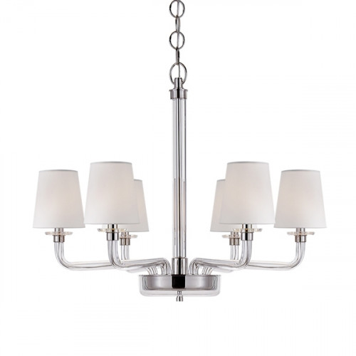 люстра brch9021-6 от delight collection белая/прозрачная/никель в Армавире