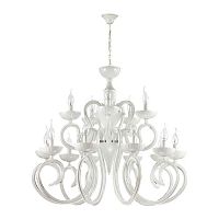 подвесная люстра odeon light zefiro 3932/15 белая в Армавире