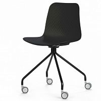 стул glide на колесиках черный в Армавире