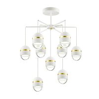 подвесная светодиодная люстра odeon light minion 4117/45cl в Армавире