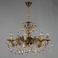 подвесная люстра ambiente granada 2118/8 pb tear drop бронза в Армавире