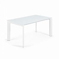 стол atta 160 (220)x90 с белым стеклом cc0180c05 от la forma (ex julia grup) в Армавире